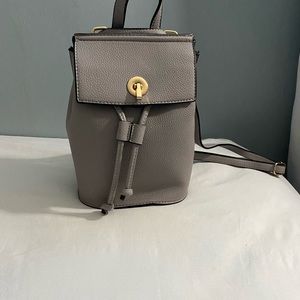 Light gray small backpack